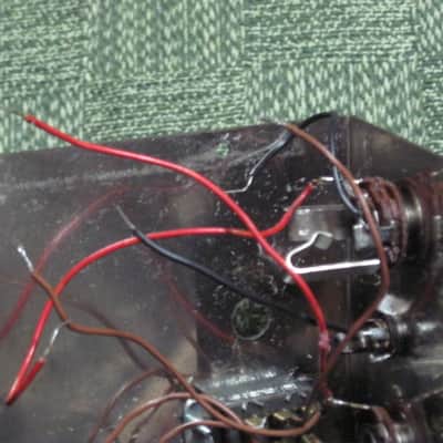 used vintage (mid to late 1970s) Electro-Harmonix Small Stone EH4800 USA TOP part of casing, color switch + screws, Power, In, Out Jacks +nuts/washers, some wires [NO: bottom part of casing, Circuit Board, CB Components, Pot, Switch, Light, Other Wires] image 19