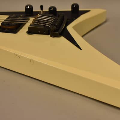 1984 Jackson RR1 Randy Rhoads Student Model Ivory White w/OHSC image 11