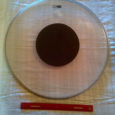 Big K 18" Black Dot Drum Head B18BD 1995 Clear image 2