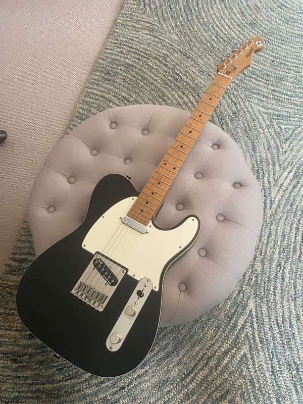 Reverend Pete Anderson Signature Eastsider T with Roasted Maple Fretboard 2021 - Present - Satin Black image 1