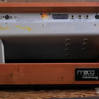Original 70's Moog Minimoog Model D Signed By Bob Moog! image 7