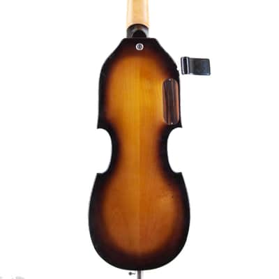 Jack Pimentel Electric Upright 6-String Bass Tobacco Burst image 4