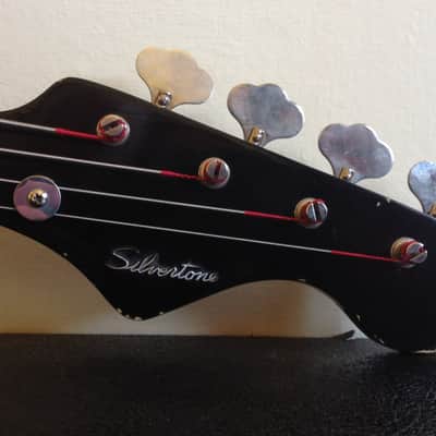Vintage Silvertone 1443 Bass Danelectro Hornet + Original Case image 10