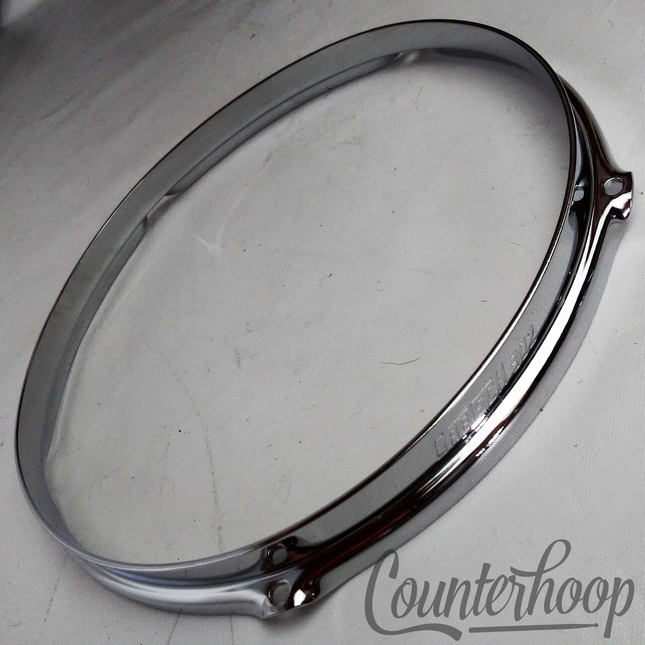 Gretsch 12"302 5-Lug Rim/Hoop 3mm Thick Double-Flange Chrome Plating Stick-Chopp — main photograph