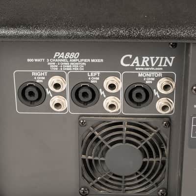 Carvin PA800 800-Watt 8-Channel Powered Mixer x0980 (USED) image 7