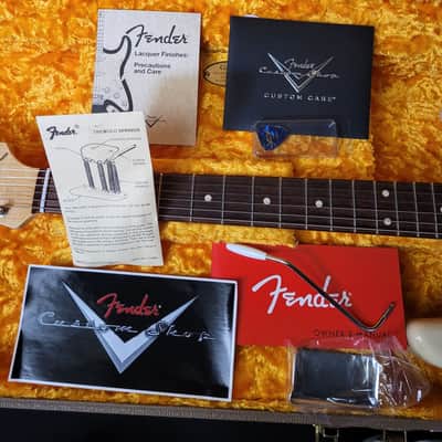 Fender Stratocaster 1961 NAMM SPECIAL ORDER - Olympic White Body and Back of Neck image 10