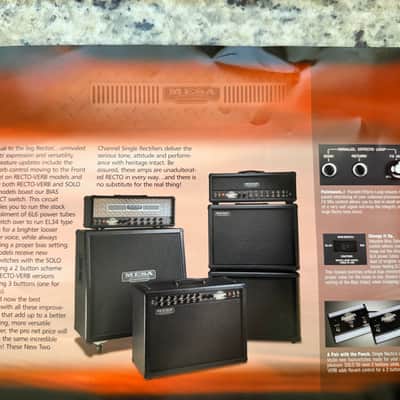 Mesa Boogie Catalog 2001 dual triple rectifier solo recto verb road King M pulse Bass walkabout head cabinet combo image 6