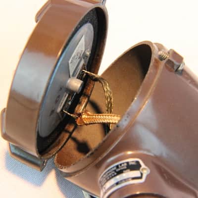 Astatic model 30 Bullet Mic Microphone with stand 1951 Brown image 12
