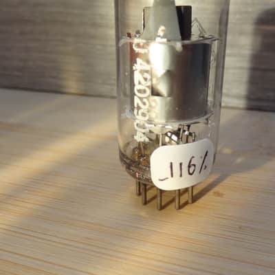 Rare NOS 1972 TELEFUNKEN ef86 silver MEDICAL grade SUPER STRONG tube preamp limiter tube mic U67 image 7