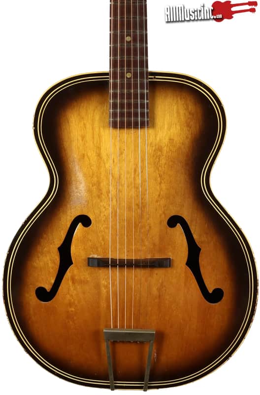 Vintage Harmony Archtone Acoustic Guitar - Rare Opportunity!