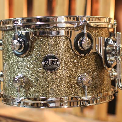 DW Performance Ginger Glitter Glass Bop Drum Set - 14x18, 8x12, 14x14 image 4