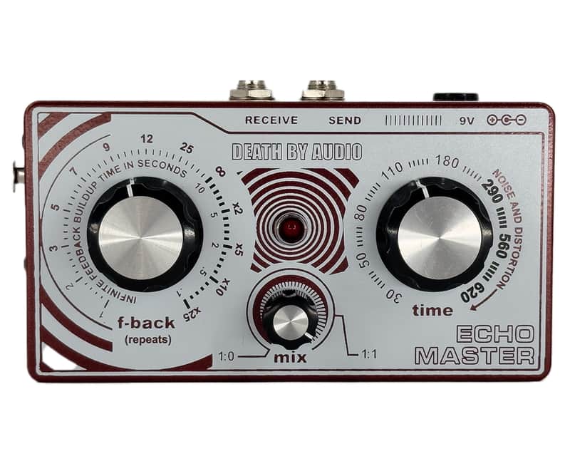 Death By Audio Echo Master Vocal Delay/Preamp - Ltd Ed Burgundy Flare - Open Box image 1