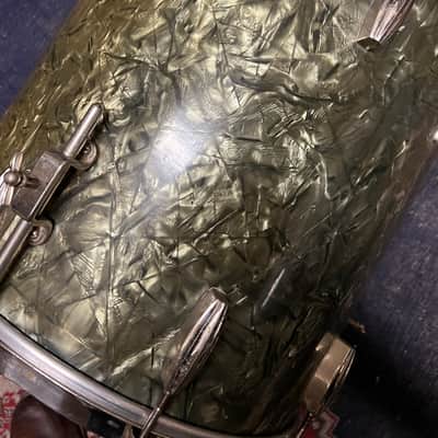 Slingerland Radio King 1948 - Faded Black Marine Pearl image 10