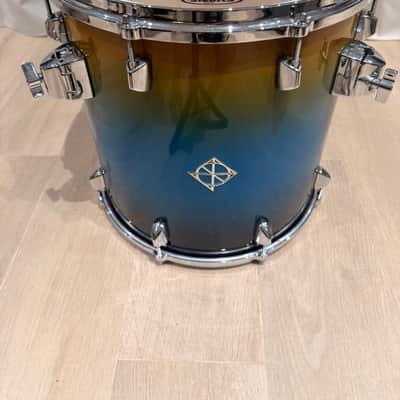 Dixon Artisan Maple Drum Kit Shell Set Blue Lagoon Gloss – North American Maple – 20/10/12/16 image 8