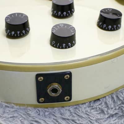 2008 made Epiphone CHINA Les Paul Custom Alpine White Qingdao Made in China image 12
