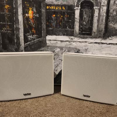 Infinity Infinity Quadrapole QPS-1W Surround Speakers 1989 - White plastic image 2