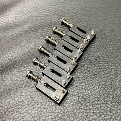Graph Tech PS-8000-00 String Saver Originals 2-1/16" Strat / Tele-Style Saddles - 6-String 2010s - Black image 3