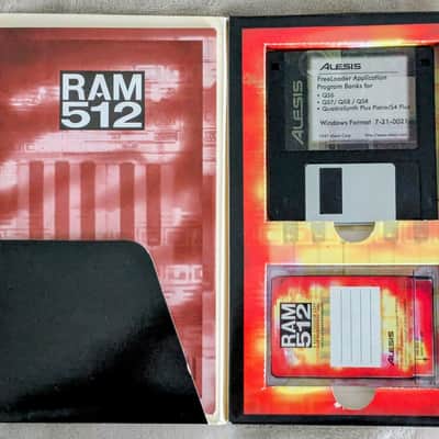 Alesis Ram512 8 Bank Program Card 1994 - Metal image 2