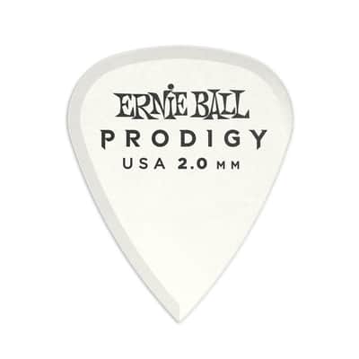 Ernie Ball P09202 Standard Prodigy Picks - 6pk - White 2.0mm image 1