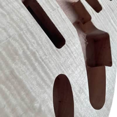 SSH Veneer Tiger Maple Top Guitar Strat Style Mahogany Body image 2