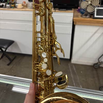 Hollywood Winds H-603L Tenor Saxophone Gold Finish w/ Case & Accessories image 6