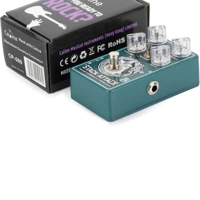 Caline CP509 Stack Attack Preamp Overdrive & Compressor Pedal True Bypass Alum. image 6