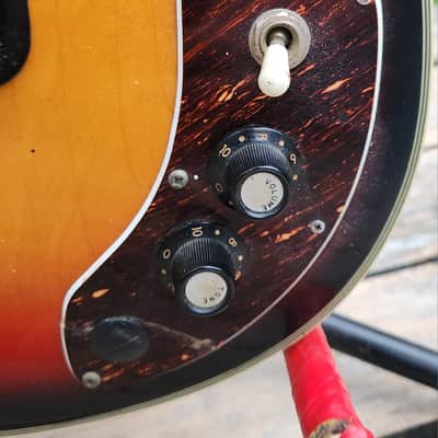 RARE! Teisco Kingston FB2 Violin Bass Sunburst 1967 Japan image 14