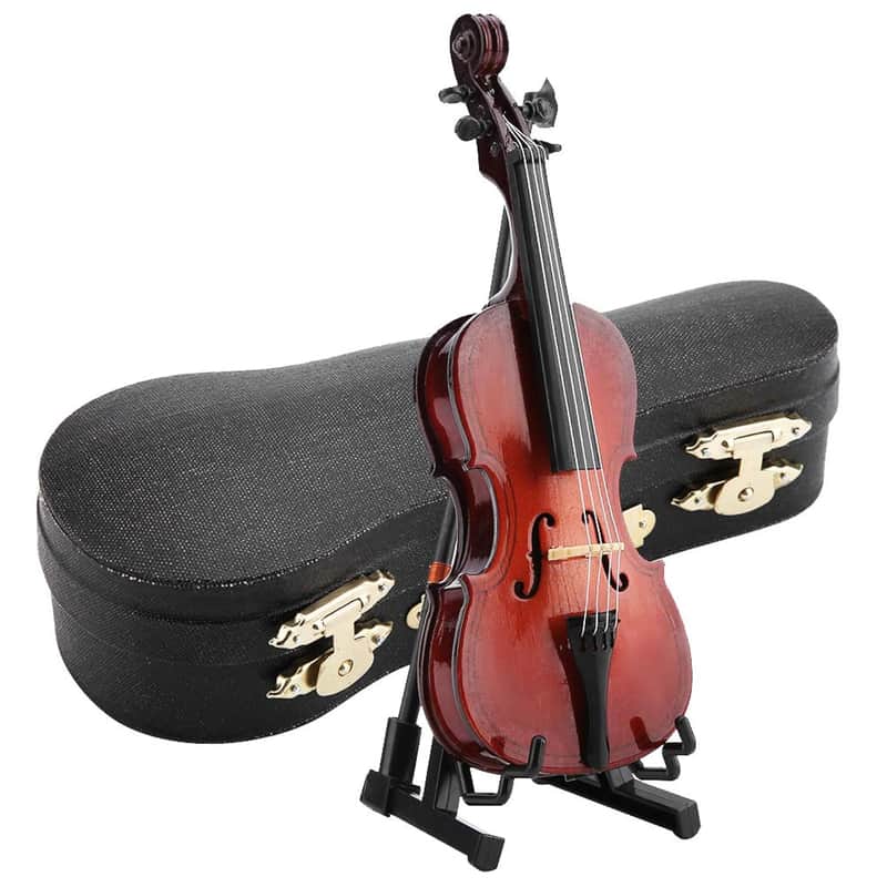 2025 Unbranded Miniature Cello 5.5In Wooden Instrument Model W...