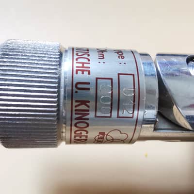 Pair of AKG D12 Cardioid Dynamic Microphone 1950s - 1960s - Silver / Black image 7