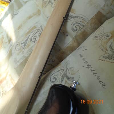 Bass guitar: Ricky styled musicman bridged custom made bass image 6