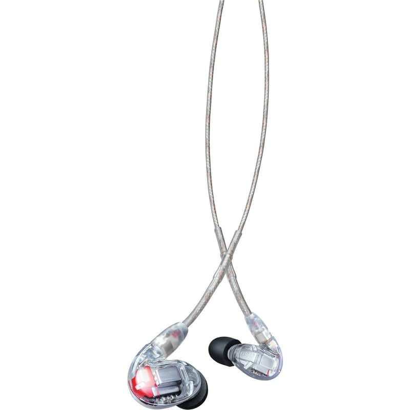 Shure SE846 Gen 2 Sound-Isolating Earphones with 64 Detachable Cable, Clear image 1