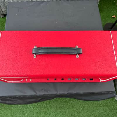 Friedman JEL-50 Jake E. Lee Signature 2-Channel 50-Watt Guitar Amp Head (2024 - Present) - Red image 3