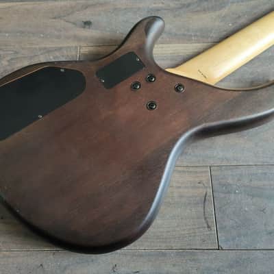 1990's Aria Pro II IGB-50 Integra Active PJ Bass Guitar (Mahogany) image 7