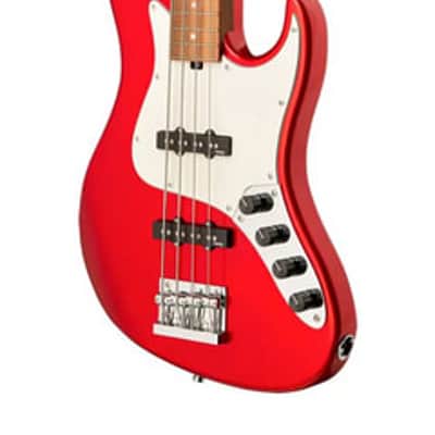 Sadowsky MetroExpress 22-Fret Will Lee Artist Line Bass, Morado Fingerboard, 4-String - Solid Candy Apple Red Metallic High Polish image 8