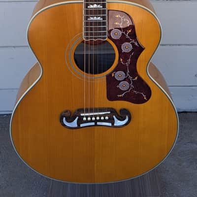 EPIPHONE J-200 ACOUSTIC/ELECTRIC GUITAR NATURAL FINISH -2021 image 2