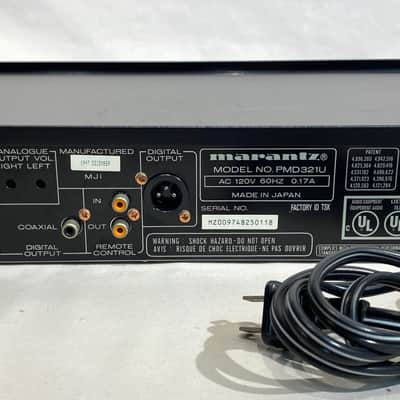 Marantz PMD321 Professional CD Player 1997 Black image 6