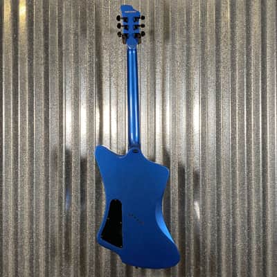 Westcreek Guitars Mirage T Bird Style Dual Humbucker Guitar Blue #0018 Used image 7