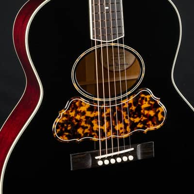 Bourgeois SJ Oval Hole Mahogany and Aged Tone Adirondack Spruce Black Top Custom NEW image 9