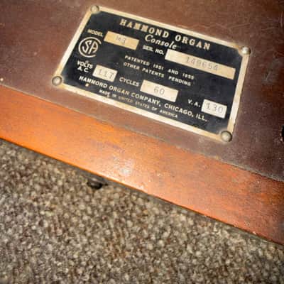 Hammond M3 Organ 1955 - 1964 - Natural Bild 5