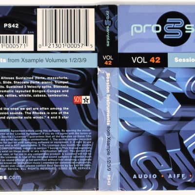 Best Service Pro Samples Vol.42 Session Instruments Sample Library/Sound Library/Sampling Double CD AKAI/AUDIO/ACID/AIFF/WAV/EXS24/HALION image 6
