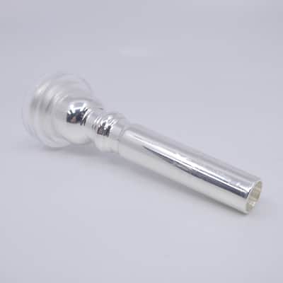 ACB 10.5 Studio Trumpet Mouthpiece with a Clear Acrylic Rim - Silver/Acrylic image 4