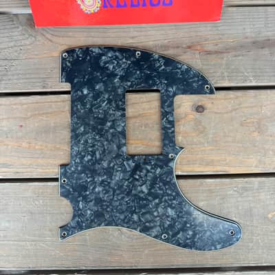 Real Life Relics Black Pearl Fender® Telecaster®  Pickguard 3 Ply 8 Hole for Humbucker    [PGAO1]