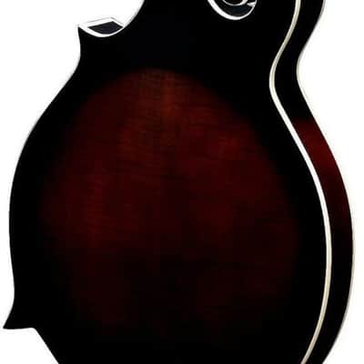 Ibanez F-Style Mandolin M522SDVS Dark Violin Sunburst Finish, Flame Maple Body image 5