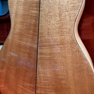 Tony Graziano Custom Baritone Ukulele #587 – Spruce / Figured Koa – Hardshell Case image 13