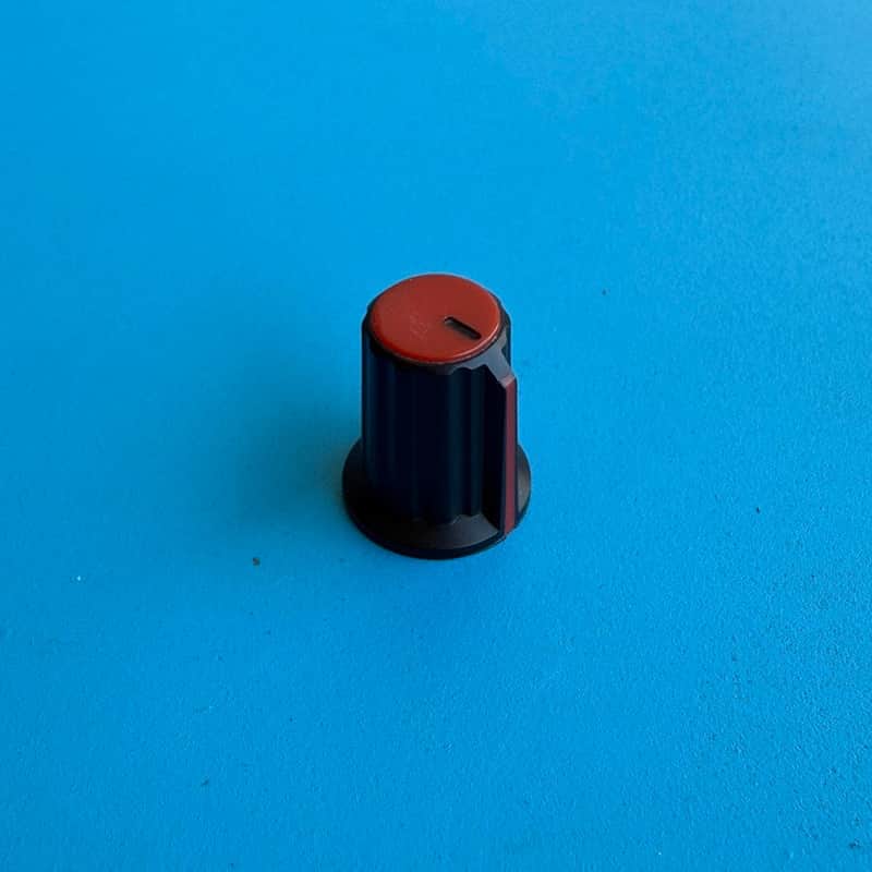 Panasonic RAMSA WR-S216 Mixer Part: Knob Cap Cover Red [2PCS] image 1