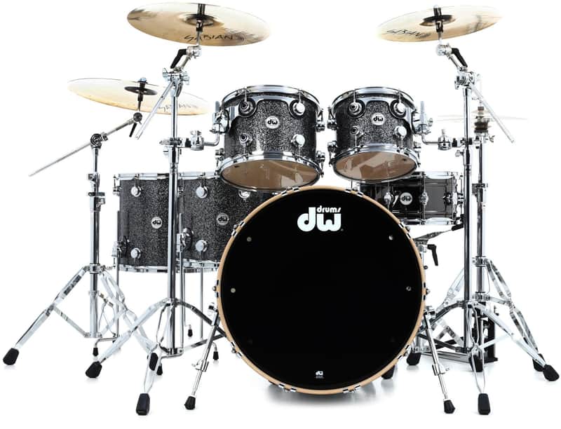 DW Collector's Series 5-piece Shell Pack - Black Galaxy FinishPly image 1
