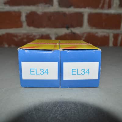 JJ Electronic EL34 Power Tube Apex Matched Pair image 1