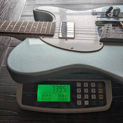 Used G&L 2023 Custom Shop ASAT Bluesboy - Ice Blue Metallic image 9