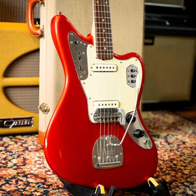 Fender Jaguar 1963 - Candy Apple Red with Matching Headstock image 4