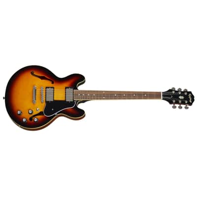 Epiphone ES-339 Semi-Hollow Body Guitar - Vintage Sunburst image 3